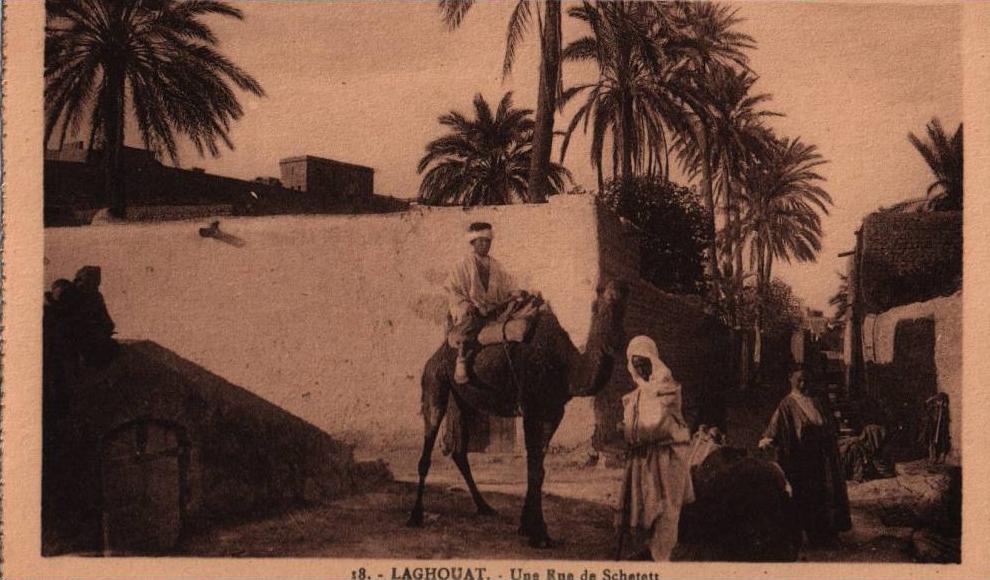 Laghouat. Une rue de Schetett