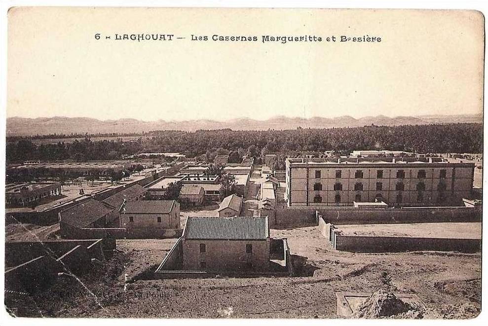 Laghouat - Les Casernes Margueritte et Bessière - Dos vierge