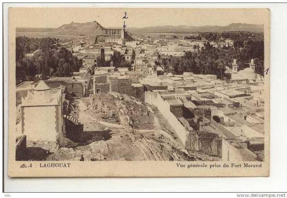 CPA Algérie Laghouat / Fort Morand -- écrite mais non timbrée ni oblitérée  >>