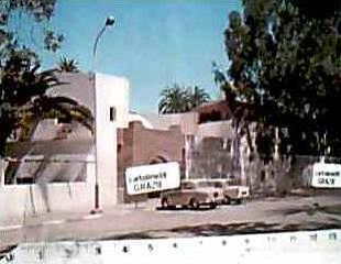 ALGERIA LAGHOUAT  HOTEL MARHABA AUTO CAR V1976 CW20504