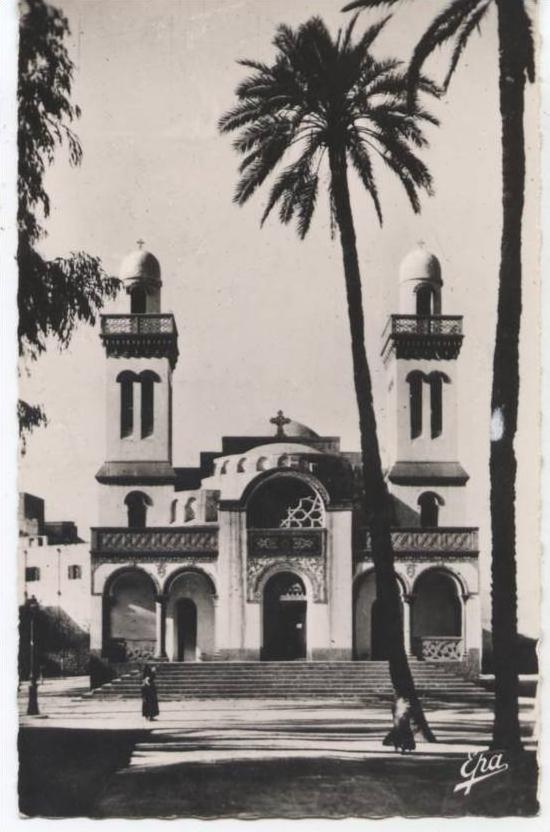 LAGHOUAT  L EGLISE  CARTE PHOTO CPSM
