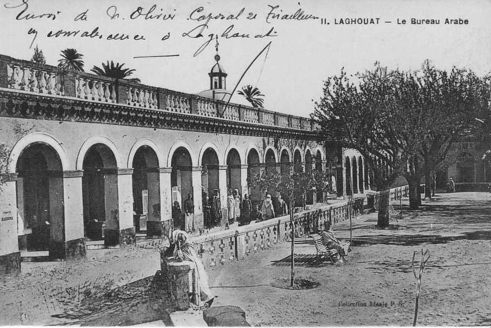 CPA N° II LAGHOUAT LE BUREAU ARABE/COLLECTION IDEALE P.S