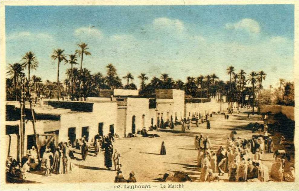 AFRIQUE- ALGERIE - LAGHOUAT - LE MARCHE