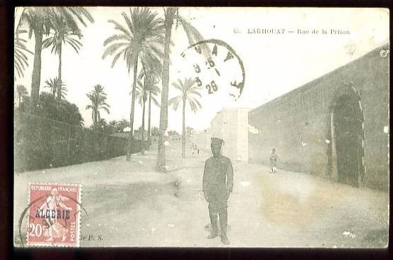 LAGHOUAT - 45  Rue de la Prison - (Beau plan animé)