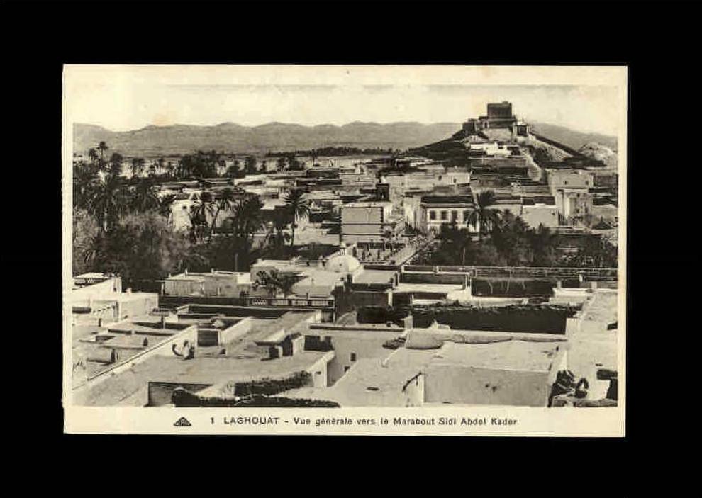 ALGERIE - LAGHOUAT - Vue générale vers le Marabout