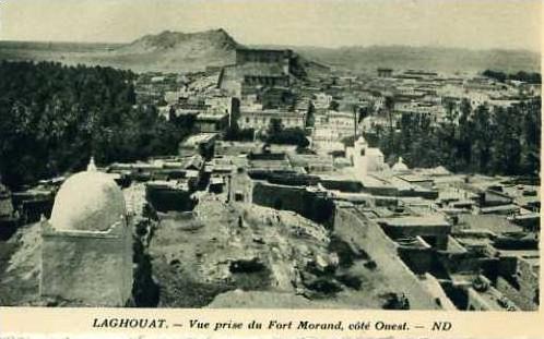 LAGHOUAT  - Vue prise du Fort Morand , Coté Ouest.  -  BELLE CARTE -  ND