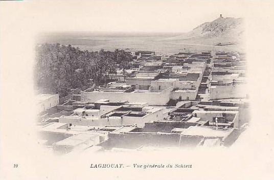 ALGERIE.LAGHOUAT.VUE GENERALE DU SCHTETT