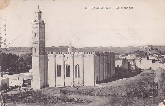 ALGERIE.LAGHOUAT. LA MOSQUEE...cp  etat voir scan.
