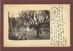 ALGERIE - LAGHOUAT - SUPERBE CARTE PHOTO - FANTASIA PLACE RANDON - CLICHE 1900 - BEAU PLAN TRES ANIME