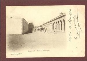 ALGERIE - LAGHOUAT - AVENUE CASSAIGNE - CLICHE 1900 - BEAU PLAN ANIME