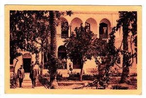Laghouat-Hôtel Tranatlantique (Jardin et Façade).