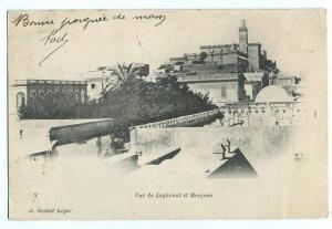 Vue de Laghouat et Mosquée. 1904. Dos simple