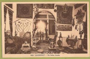 LAGHOUAT - Un Salon Arabe - Carte PUB Chocolat CARDON  à Cambrai