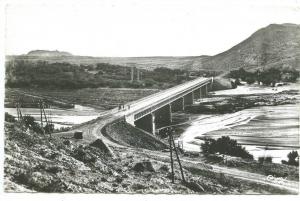 LAGHOUAT ; le pont sur l´oued M ´ ZI