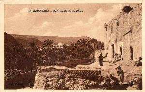 CPA - ALGERIE    156 - BOU-SAADA - Près du Ravin du Chien