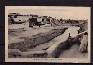 ALGERIE M'Sila Vue Générale, Oued, Village Arabe, animée, ed EPA, 193?