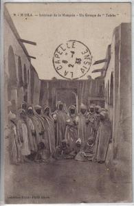 8, M'SILA, Intérieur de la Mosquée, un groupe de  Talebs