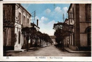 ALGERIE  - MEDEA -  Rue Charpenay