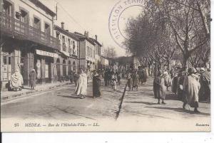 ALGERIE - MEDEA - Rue de l'Hôtel de Ville