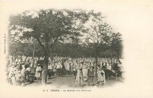 CPA ALGERIE  Médéa, le marché aux bestiaux