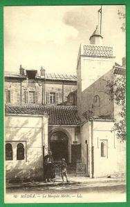 cpa   ALGERIE  -  MEDEA  , La Mosquée Melki    .......LMC16