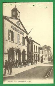 cpa  ALGERIE   ,  Médéa  L'hôtel de Ville         ..........LMC15