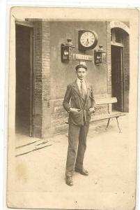 ALGERIE ---  MEDEA -- LA GARE  --- CARTE PHOTO