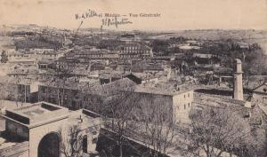 Carte postale Médéa Algérie vue générale circulé collection idéal PS n° 16