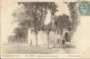 ALGÉRIE  /  MÉDÉA  -  Marabout  et  Porte  Saharaoui