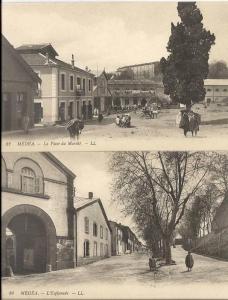 210Si    Algerie Médea lot de 2 cpa