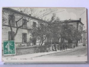 MEDEA (ALGERIE) - LE COLLEGE - ANIMEE - 1912