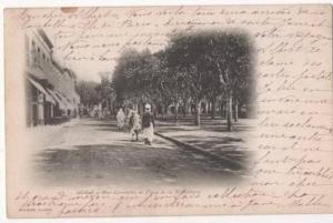 ALGERIE - MEDEA - MEDEAH - rue Gambetta et Place de la République