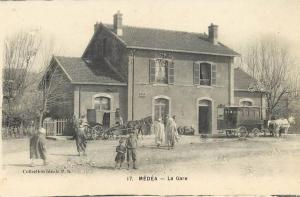 ALGERIE - MEDEA - LA GARE - CHEMIN DE FER