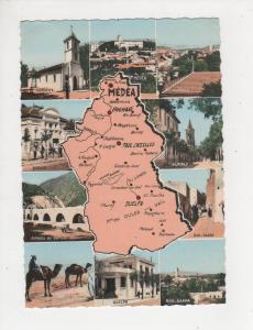 Algérie Médéa N° 1807 département Damiette Boghari Bou-Saada Aumale Djelfa belle carte dentelée écrite en 1963