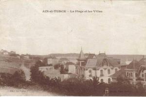 CPSM AIN EL TURCK (Algérie) - La plage et les villas