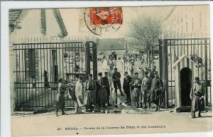 MEDEA -ENTREE DE LA CASERNE DU TRAIN ET DES TIRAILLEURS