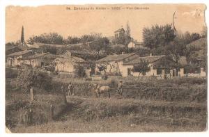 Environ MEDEA - LODI - vue générale attelage - très rare - algérie -