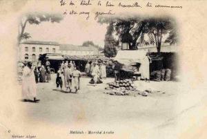 ALGERIE. MEDEAH. MARCHE ARABE