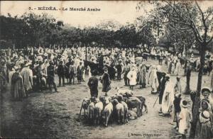 ALGERIE    MEDEA    le marché arabe