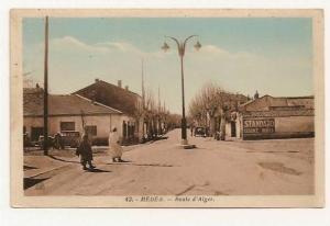 Algérie - Médéa - route d'Alger - 9 X 14 non écrite