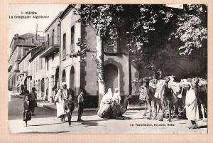 Peu Commun MEDEA COMPAGNIE ALGERIENNE place animée ¤ Veuve CHALON Papeterie N°5¤ ALGERIE ALGERIA ALGERIEN ARGELIA ¤7890A