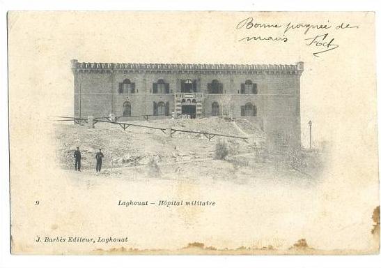 Laghouat. Hopital Militaire. 1904. Dos simple