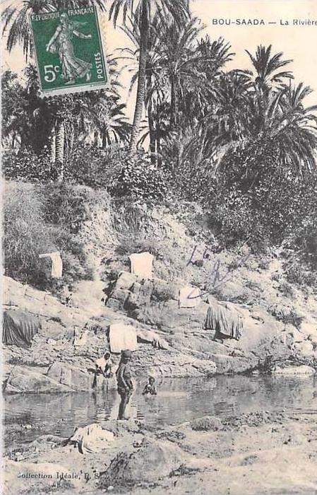 Afrique-Algérie (M´Sila) - BOU SAADA - La Rivière (- EditionsIdéale P.S  n° 7-année 1912) *PRIX FIXE