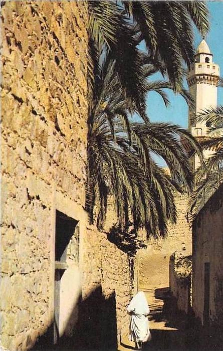 Afrique-Algérie- BOU SAADA (Boussada)(M'Sila) Rue pittoresque (animation-année 1974)* PRIX FIXE