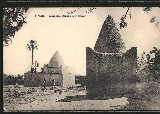 CPA M`Sila, Marabout Bonkhaifa et Djazar
