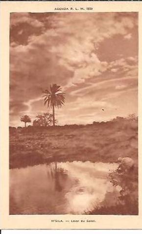 M´SILA. LEVER DU SOLEIL.