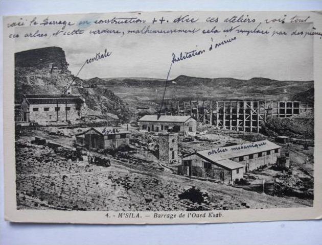 4 M'Sila Barrage de l Oued Ksab  Electricité