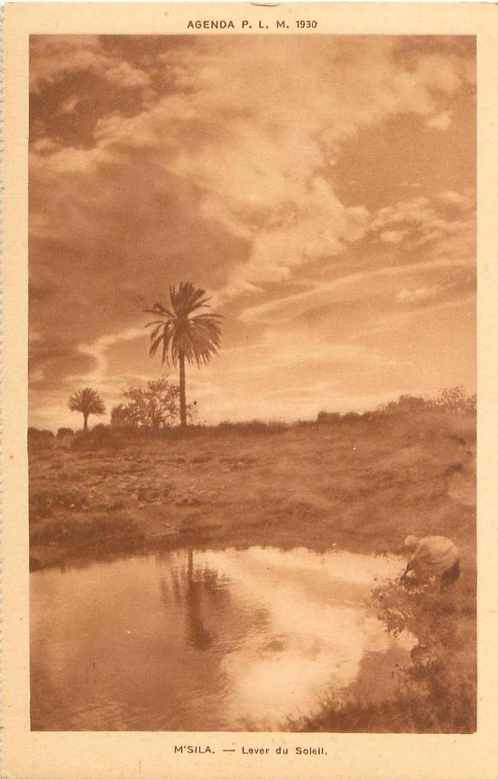 CPA   M'Sila Lever du soleil   (animée)   B566