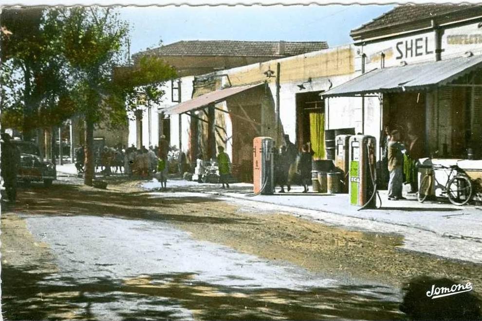 SETIF - M'SILA - La Rue Principale et le Poste Shell