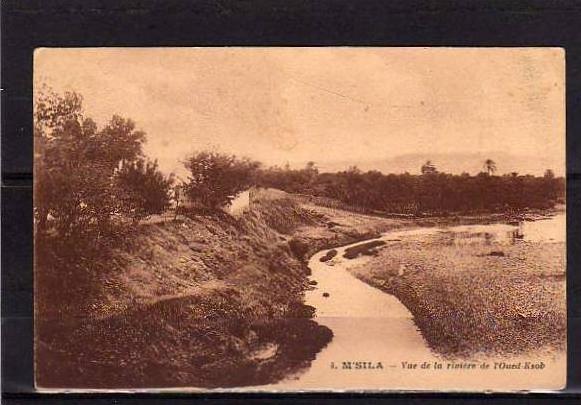 ALGERIE M'Sila Rivière, Oued Ksob, Vue Générale, ed Mamain 4, 193?
